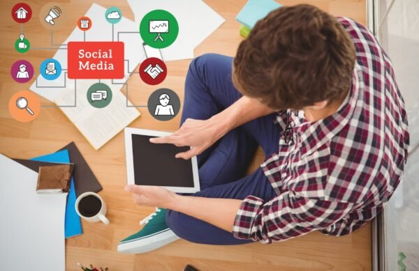 apps workplace social media holding profession